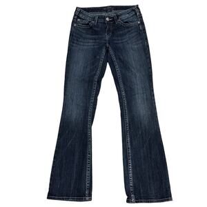 Silver Jeans Women's Boot Cut Jeans - Dark Blue
